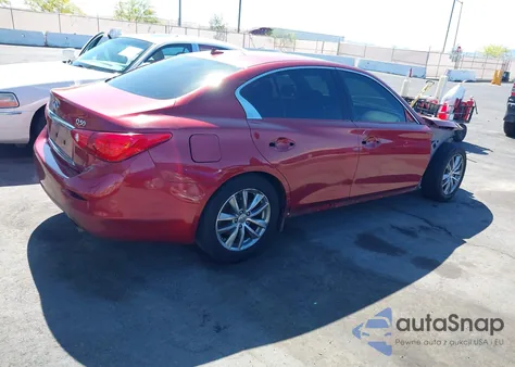 2014 Infiniti Q50 Premium from USA, damaged, VIN JN1BV7AP5EM676316
